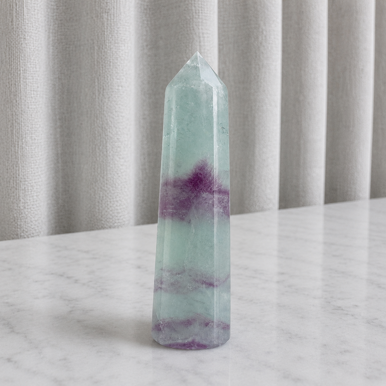 114 Conical Rainbow Fluorite Generator
