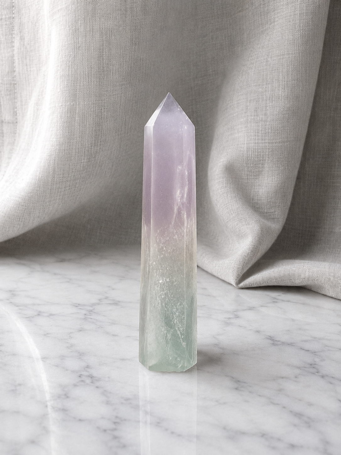 129 Lavender Rainbow Fluorite Generator