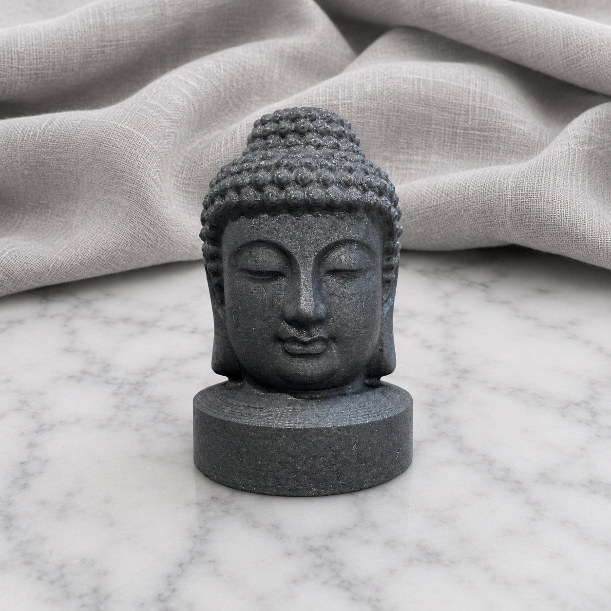 142: Pressed Shungite Buddha Head