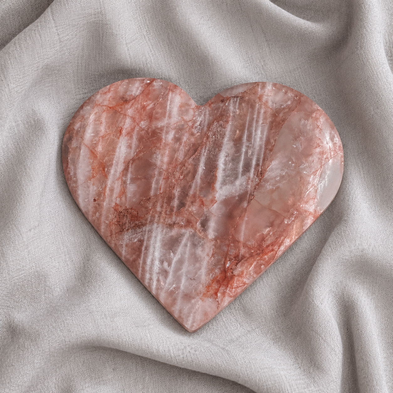 148: Fire Quartz Heart