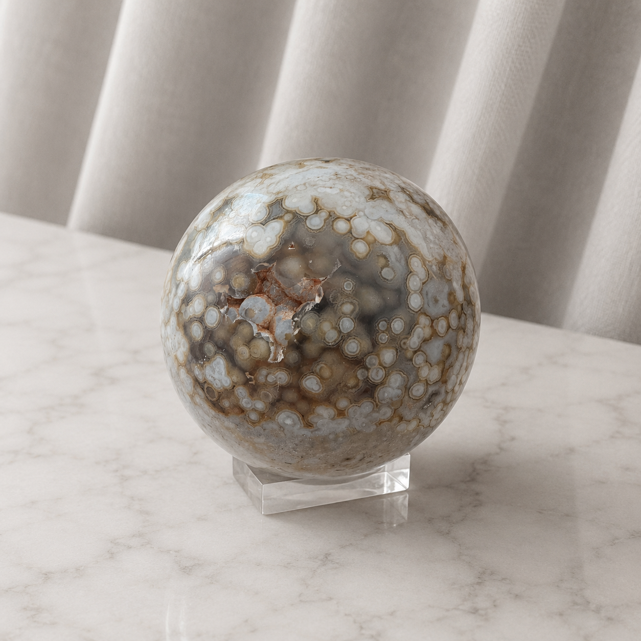 156 Ocean Jasper Sphere