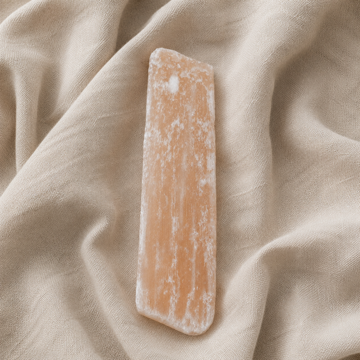 359: Peach Selenite Wand
