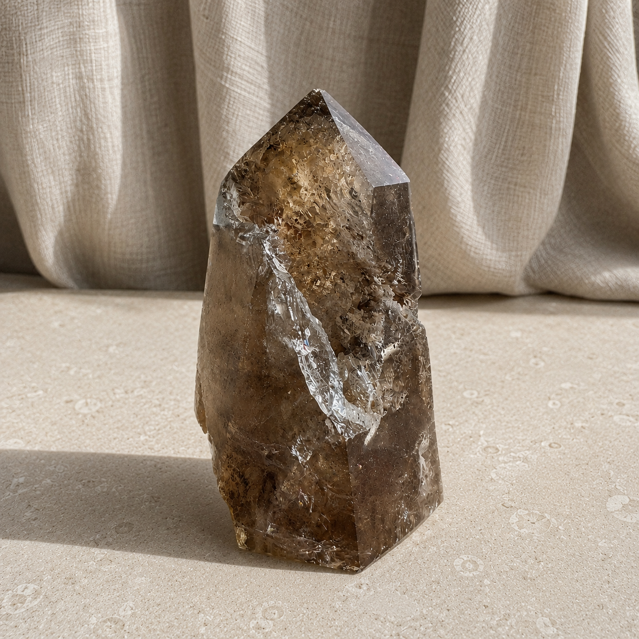 410: Smoky Garden Quartz Point