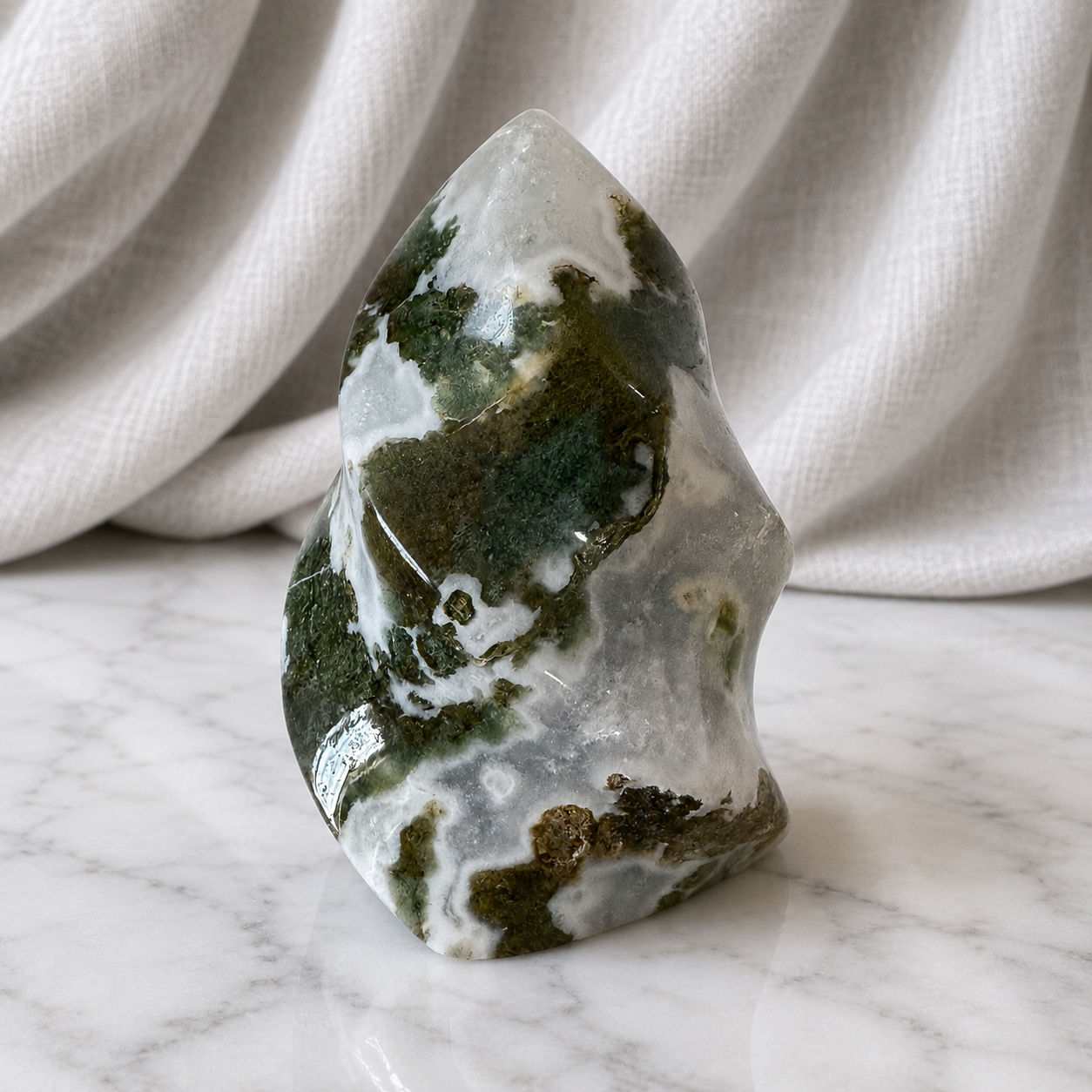 51 Moss Agate Flame