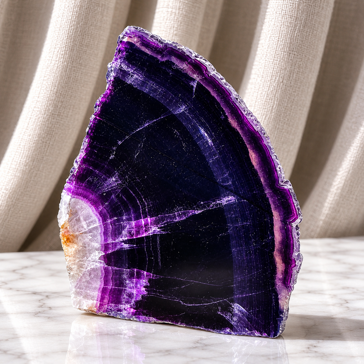 97 Purple Fluorite Slab