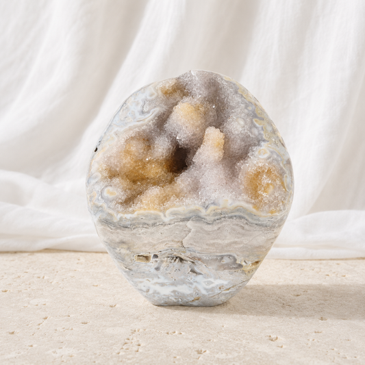 Blue Crazy Lace Agate Statement Free Form