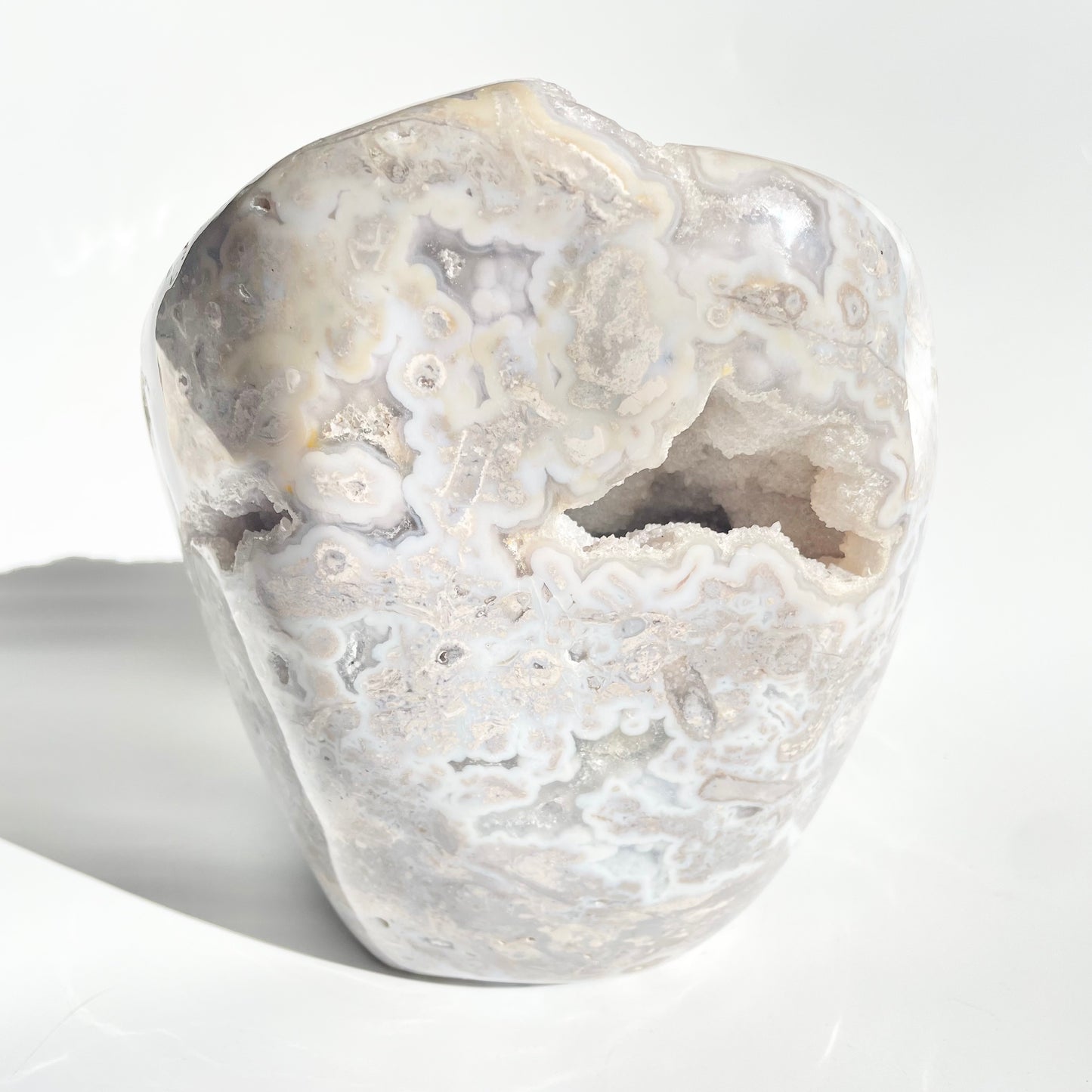 Blue Crazy Lace Agate Statement Free Form