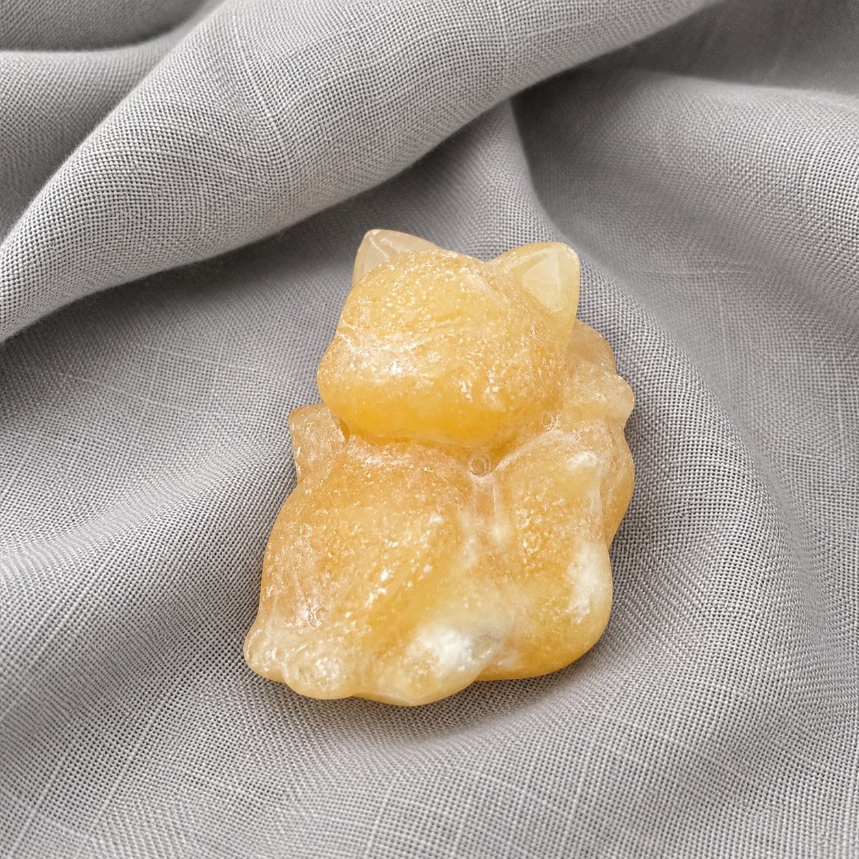 175: Orange Calcite Fox