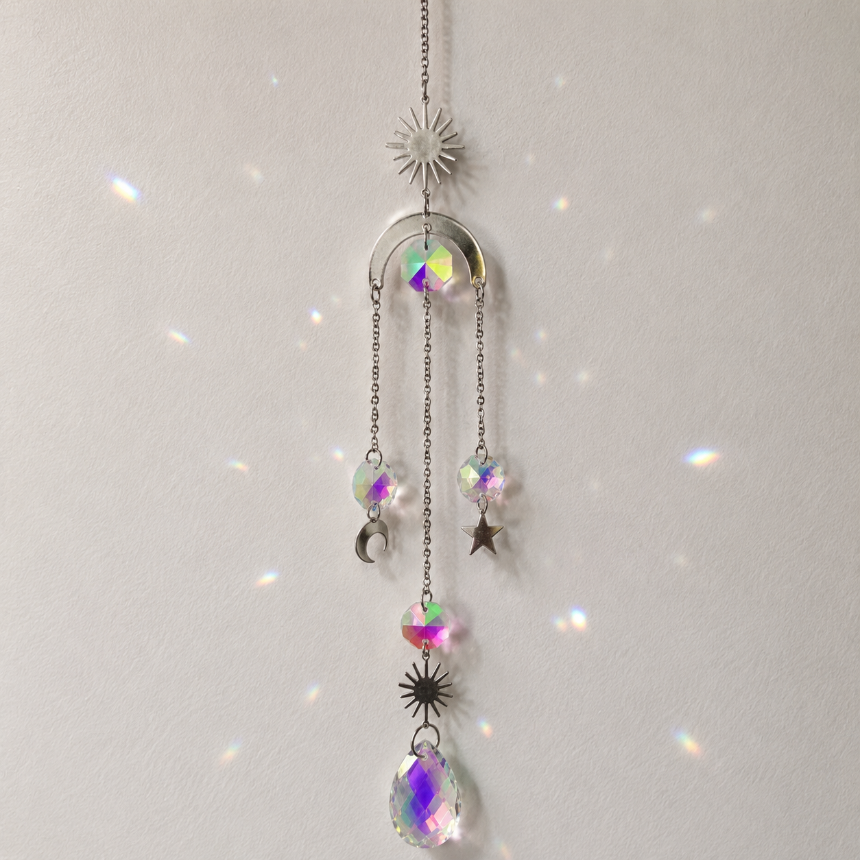 Silver Celestial Sun Catcher