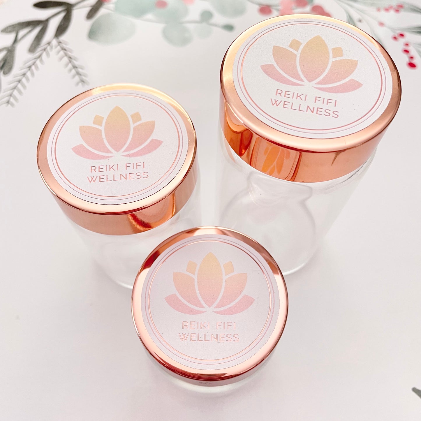 Rose Gold Mystery Crystal Jars