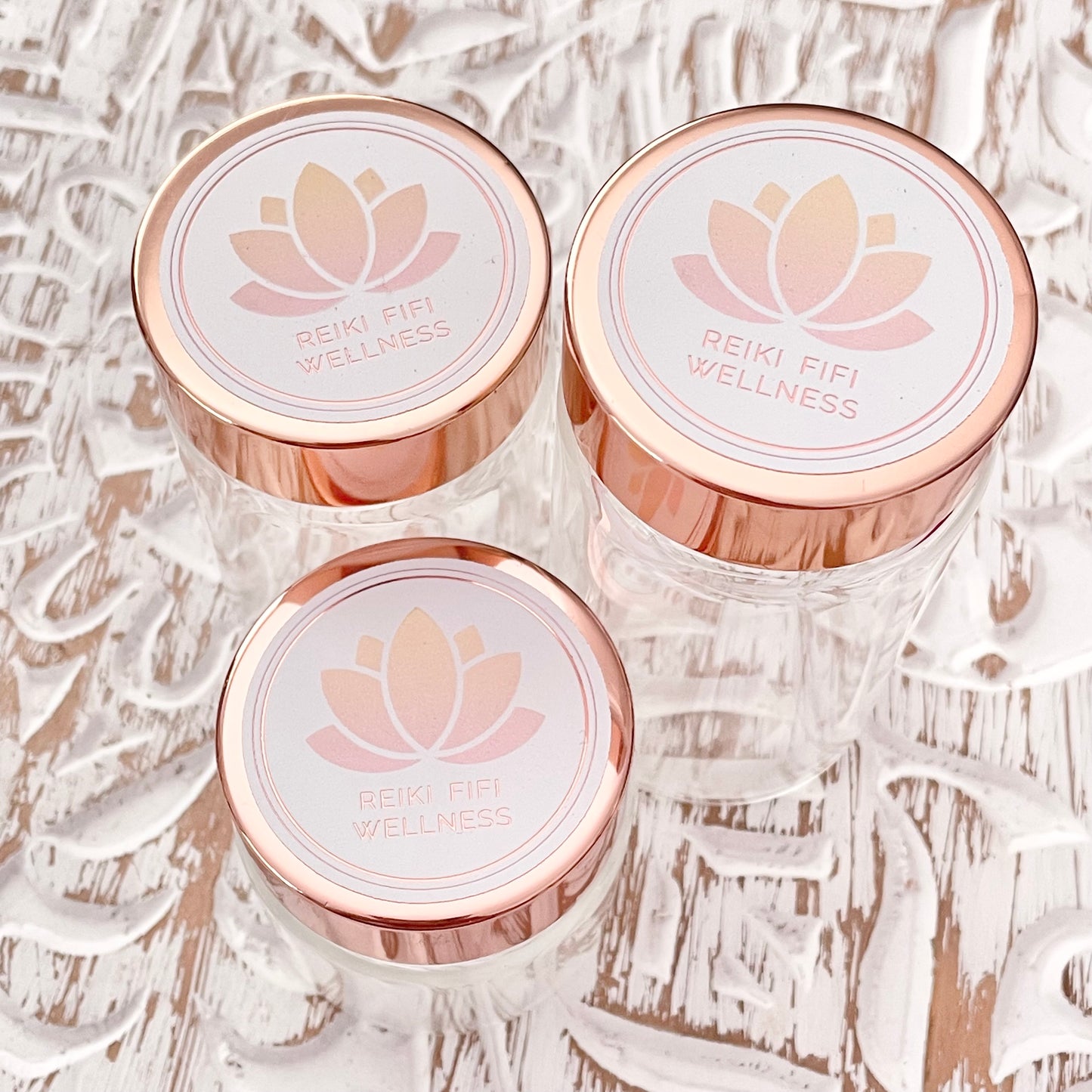 Rose Gold Mystery Crystal Jars