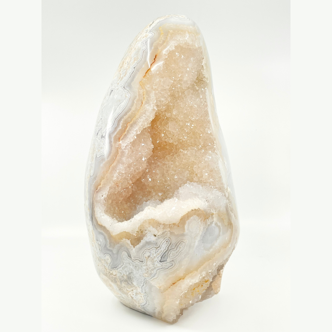 Blue Crazy Lace Agate Statement Piece