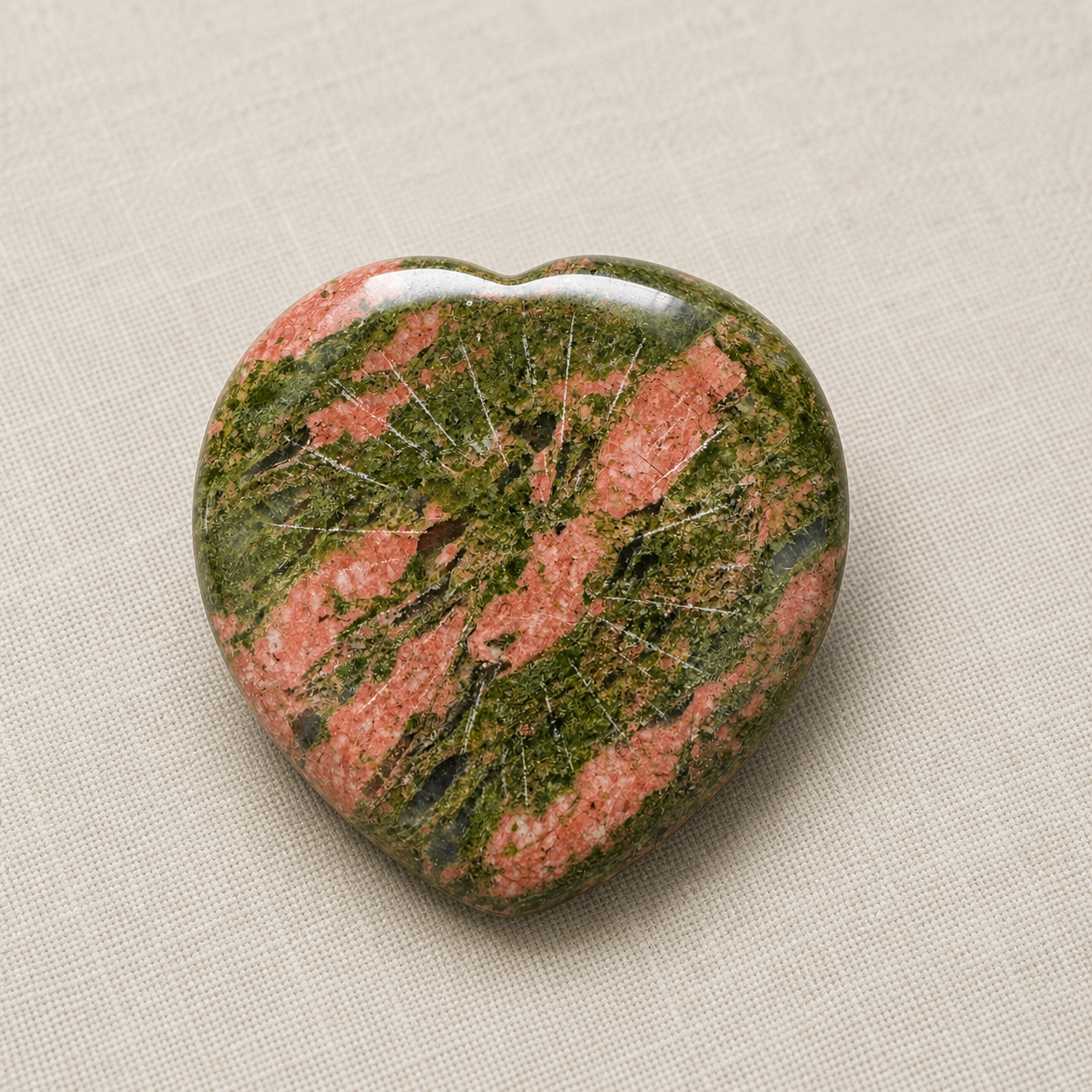 041: Unakite Worry Stone