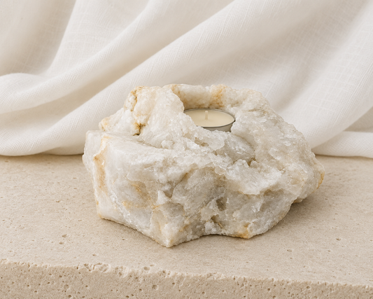 108 Quartz Candle Holder