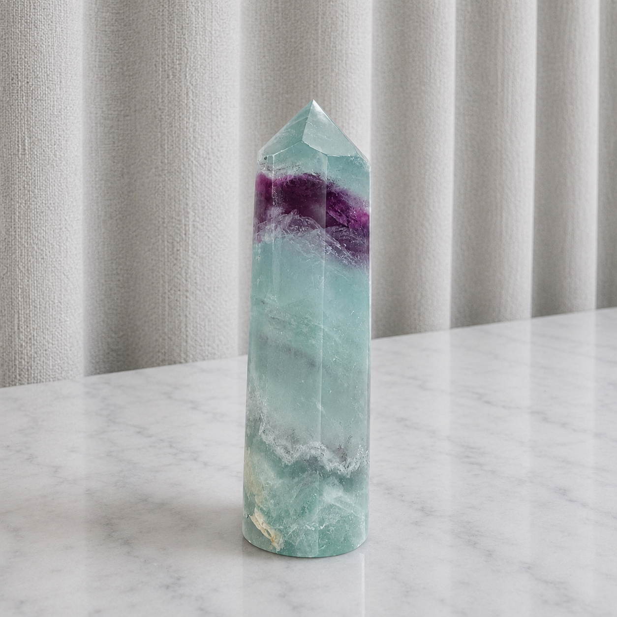 117 Conical Rainbow Fluorite Generator
