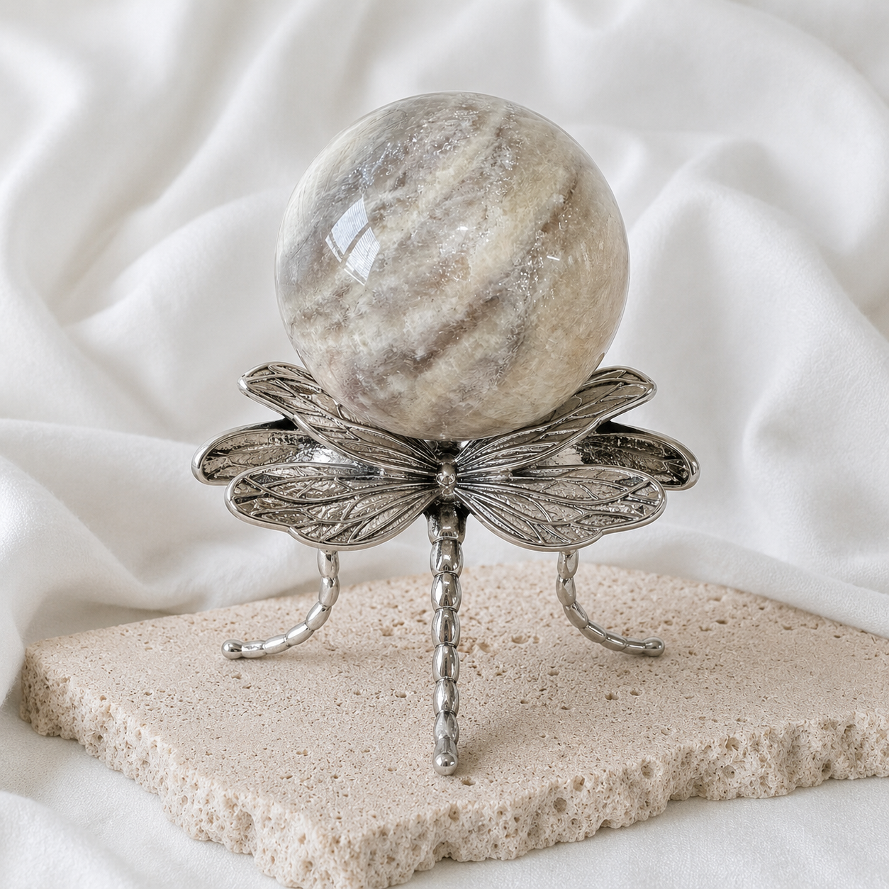 145: Sunstone Moonstone Sphere