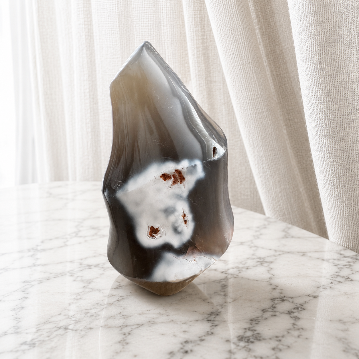 194 Orca Agate Flame