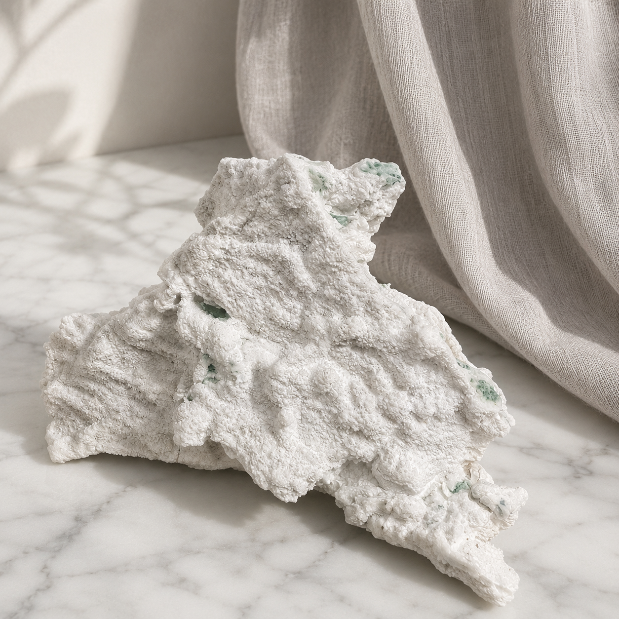 350: White And Green Specimen