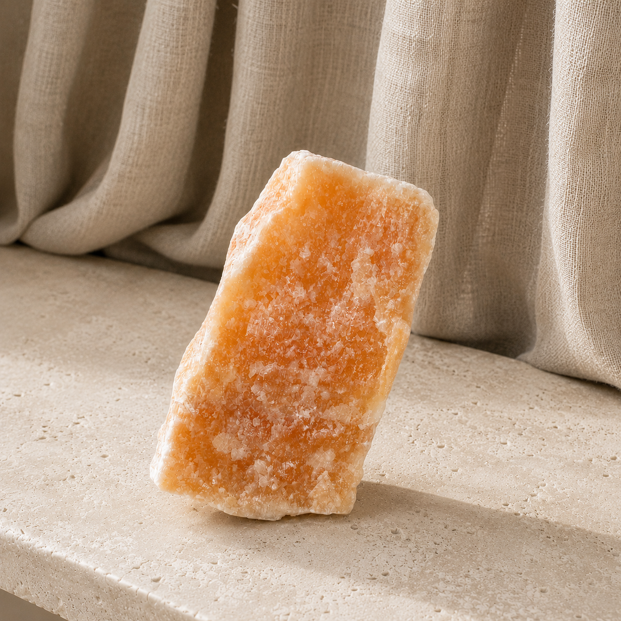 352: Raw Orange Calcite