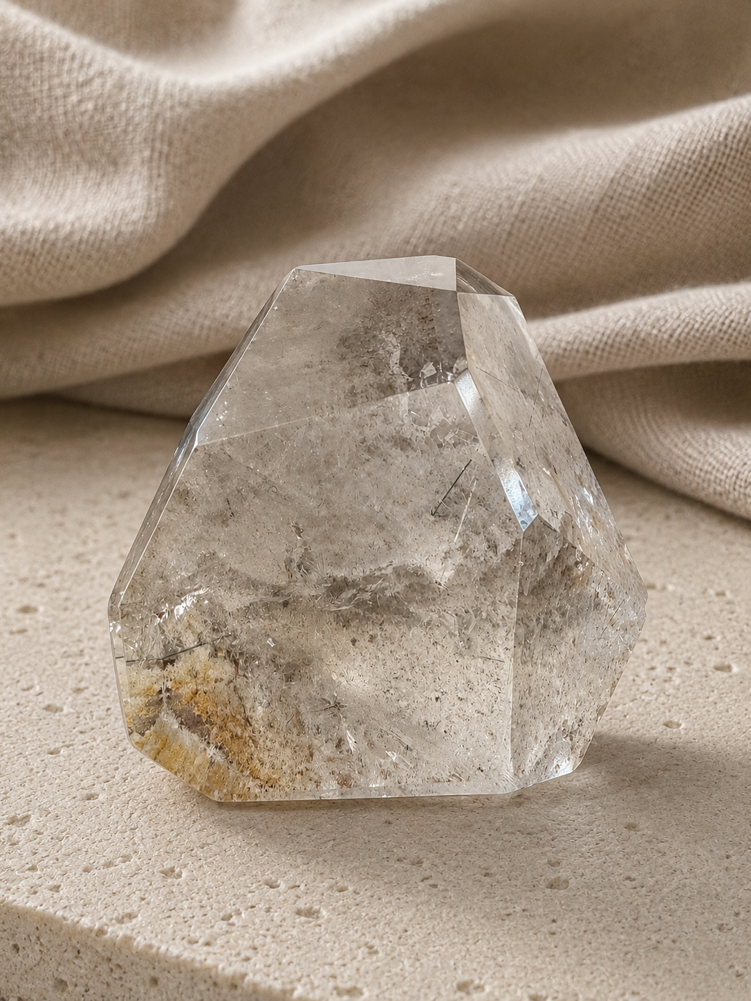 416: Rutilated Garden Quartz Freeform