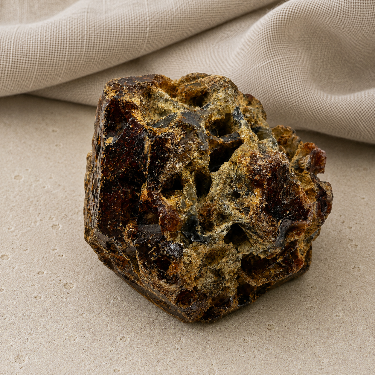 92 Almandine Garnet in Matrix