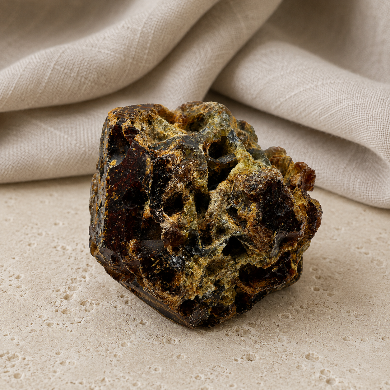 92 Almandine Garnet in Matrix