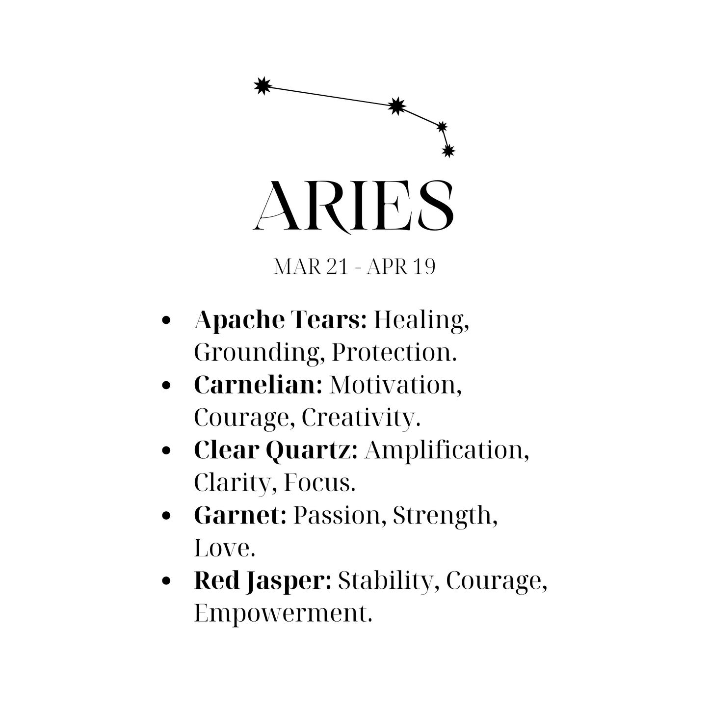 Aries Crystal Kit