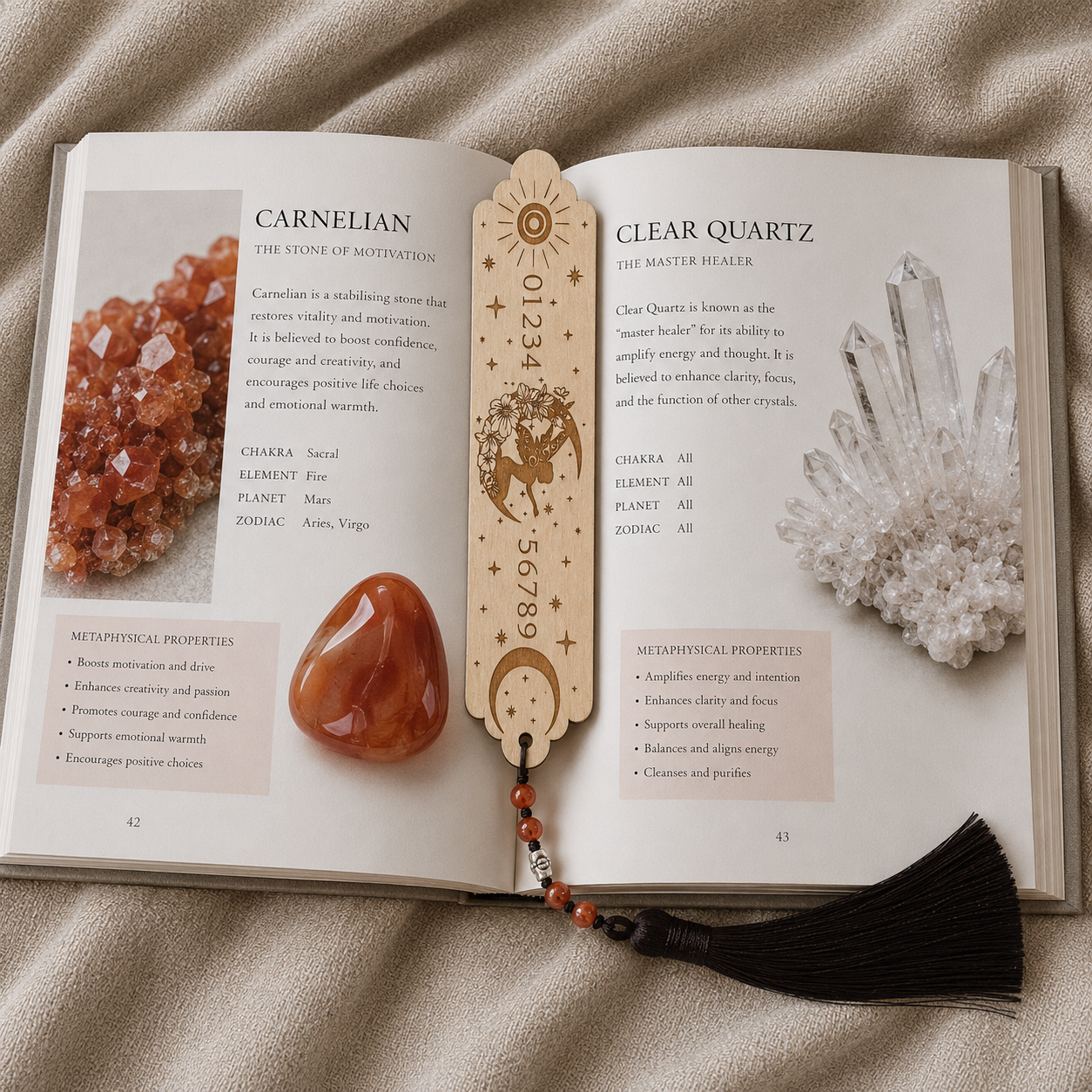 Carnelian Bookmark
