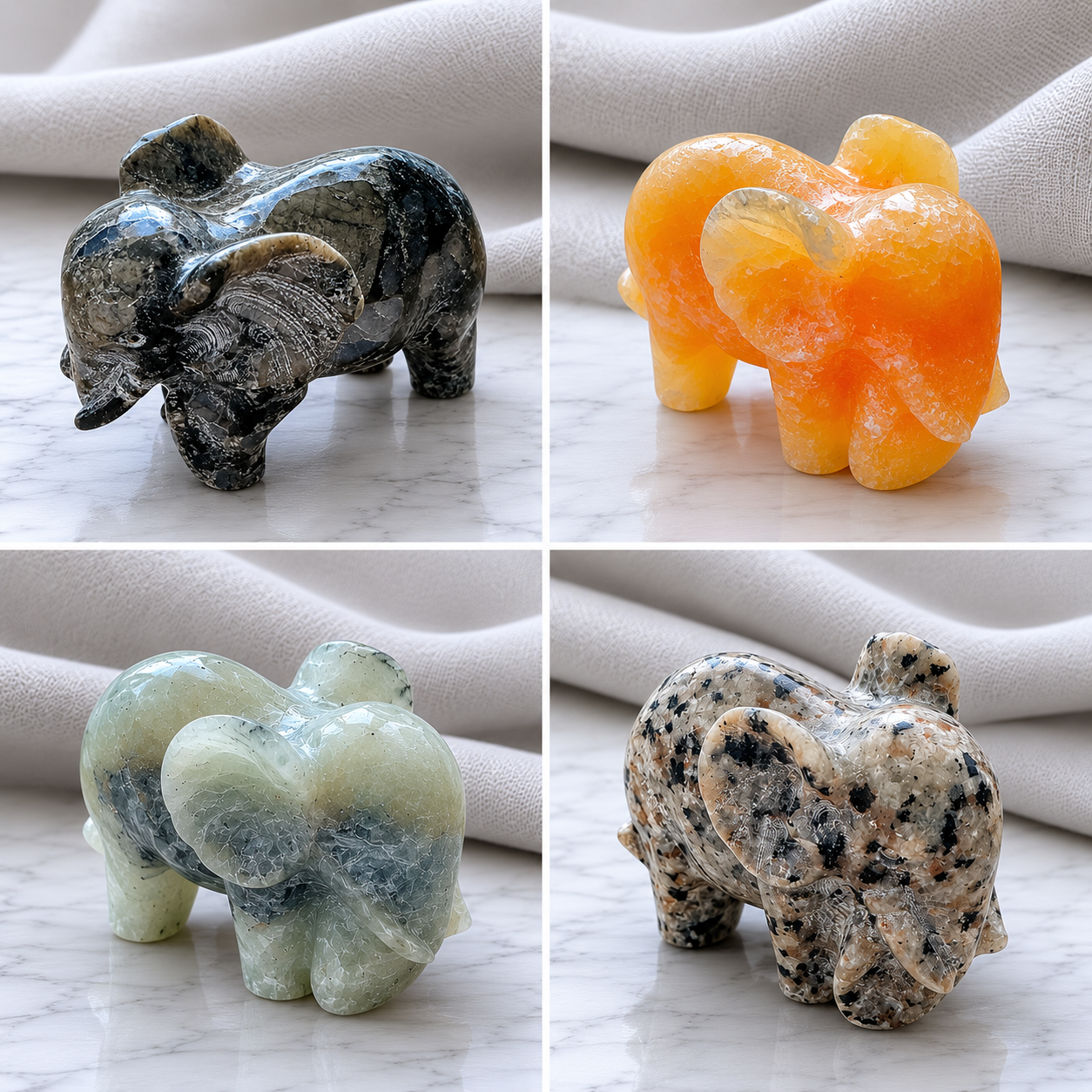 Assorted Elephant Carvings