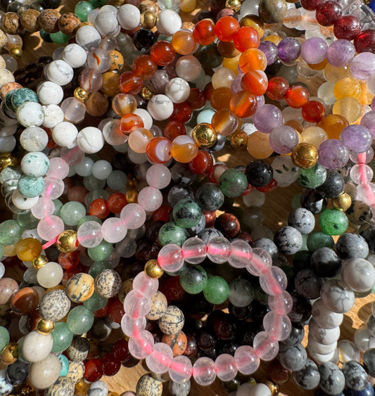 Crystal Bead Rings Bundle (5 for $10)