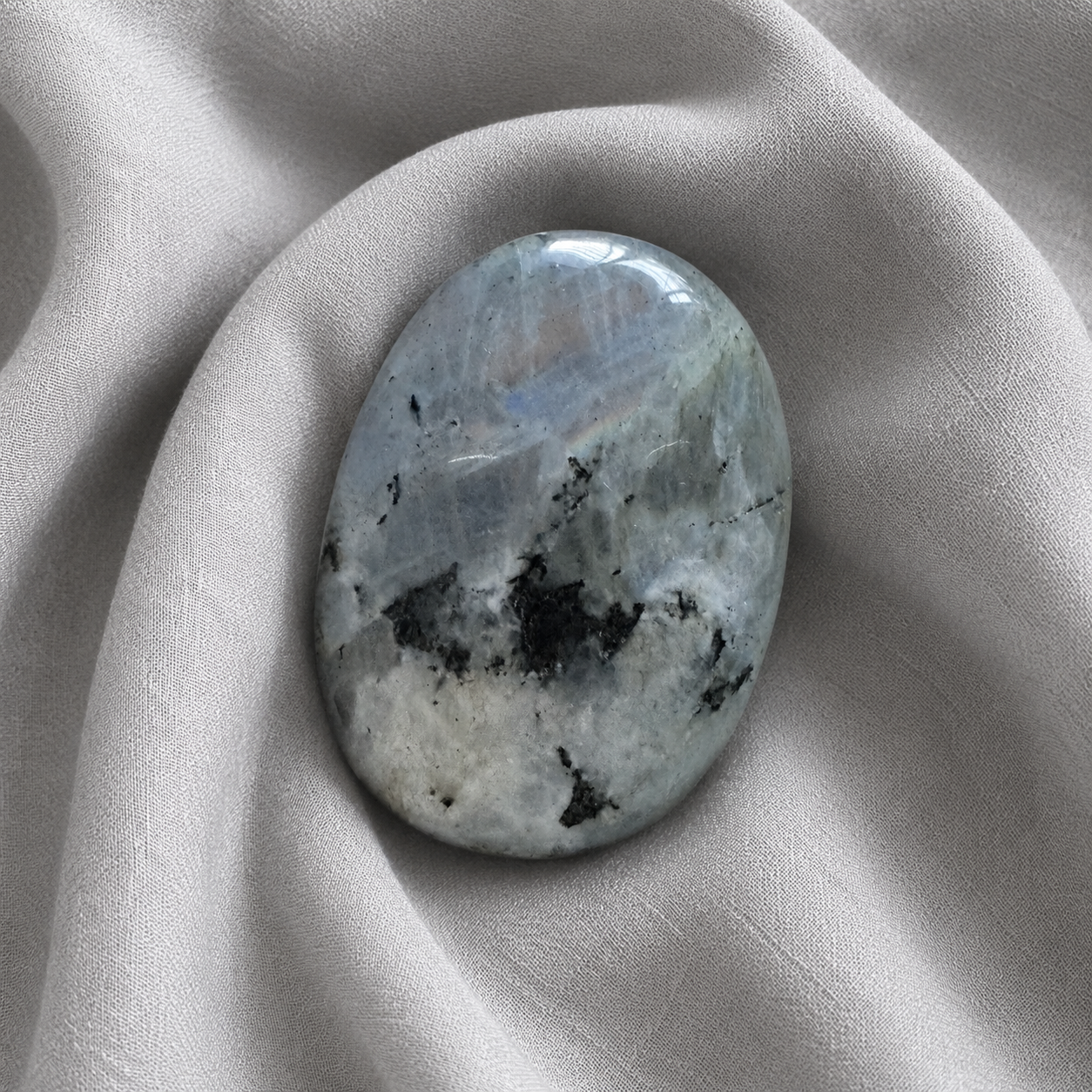164: Labradorite Palm Stone