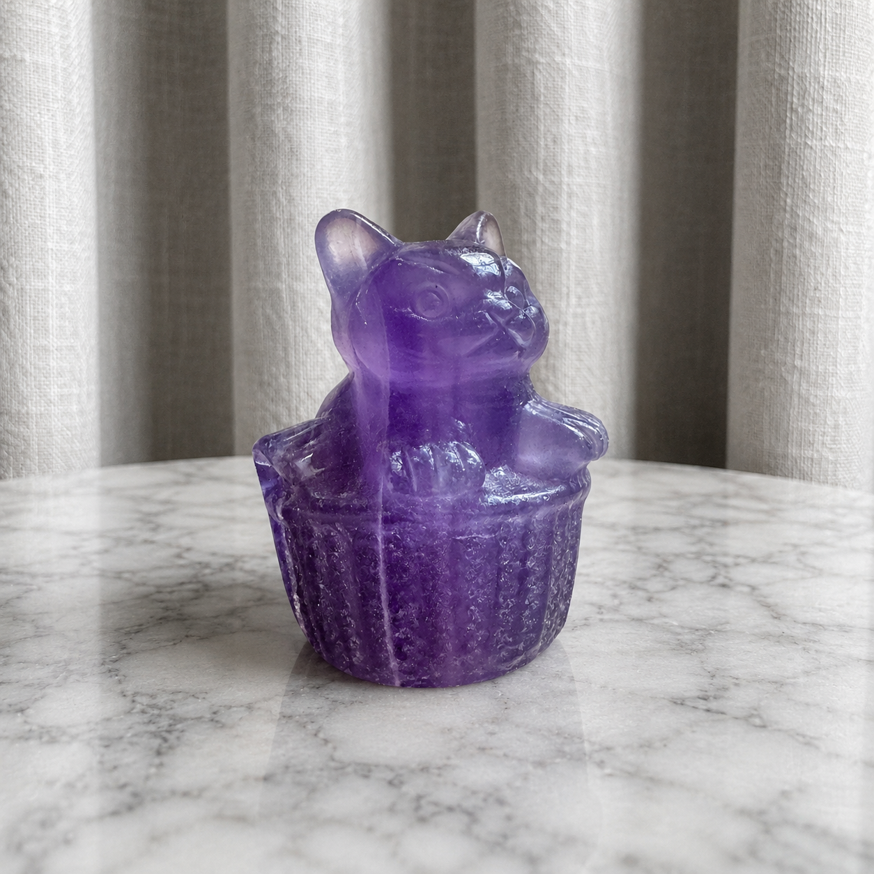 182: Purple Fluorite Kitty