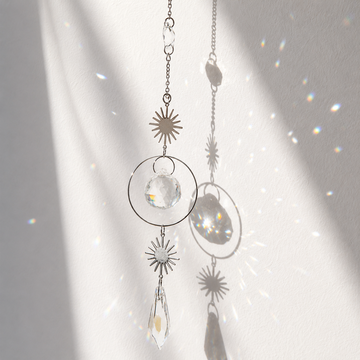 Silver Sun Sun Catcher