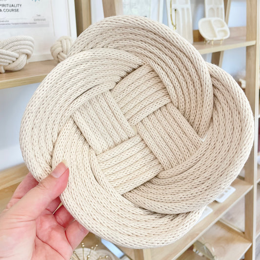 Weave Bowl - Natural Cotton (Large)