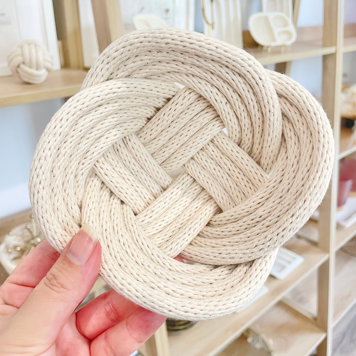 Weave Bowl - Natural Cotton (Small)